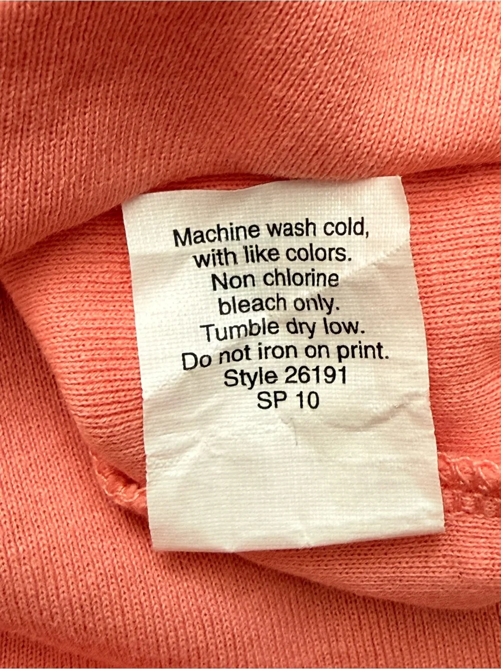 J. Crew Coral Scoop Neck Short Sleeve Tee